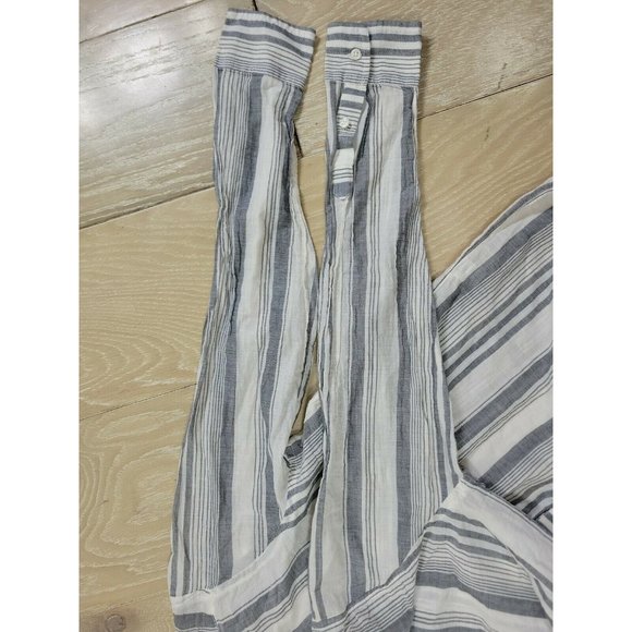 Lucky Brand Button Tunic Top Women's SMALL Striped 100% Cotton Lightweight - Picture 5 of 10
